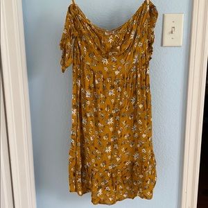 off the shoulder dress